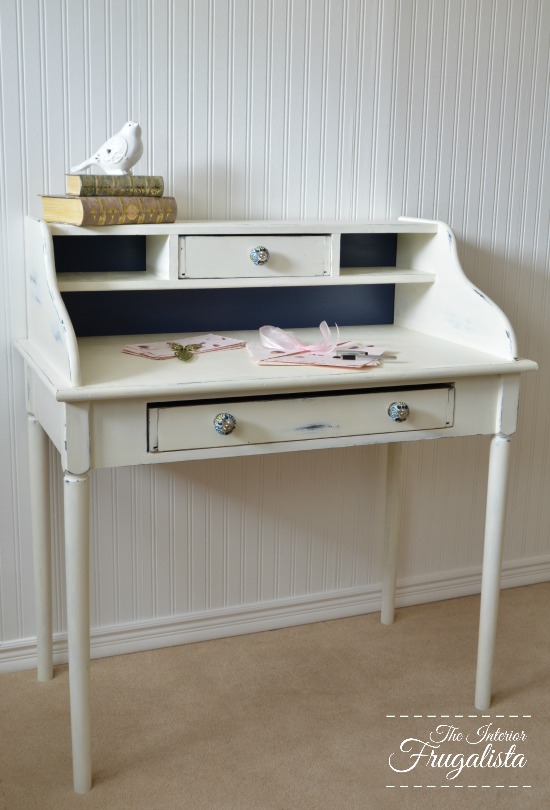 Curbside Rescued Secretary Desk Makeover
